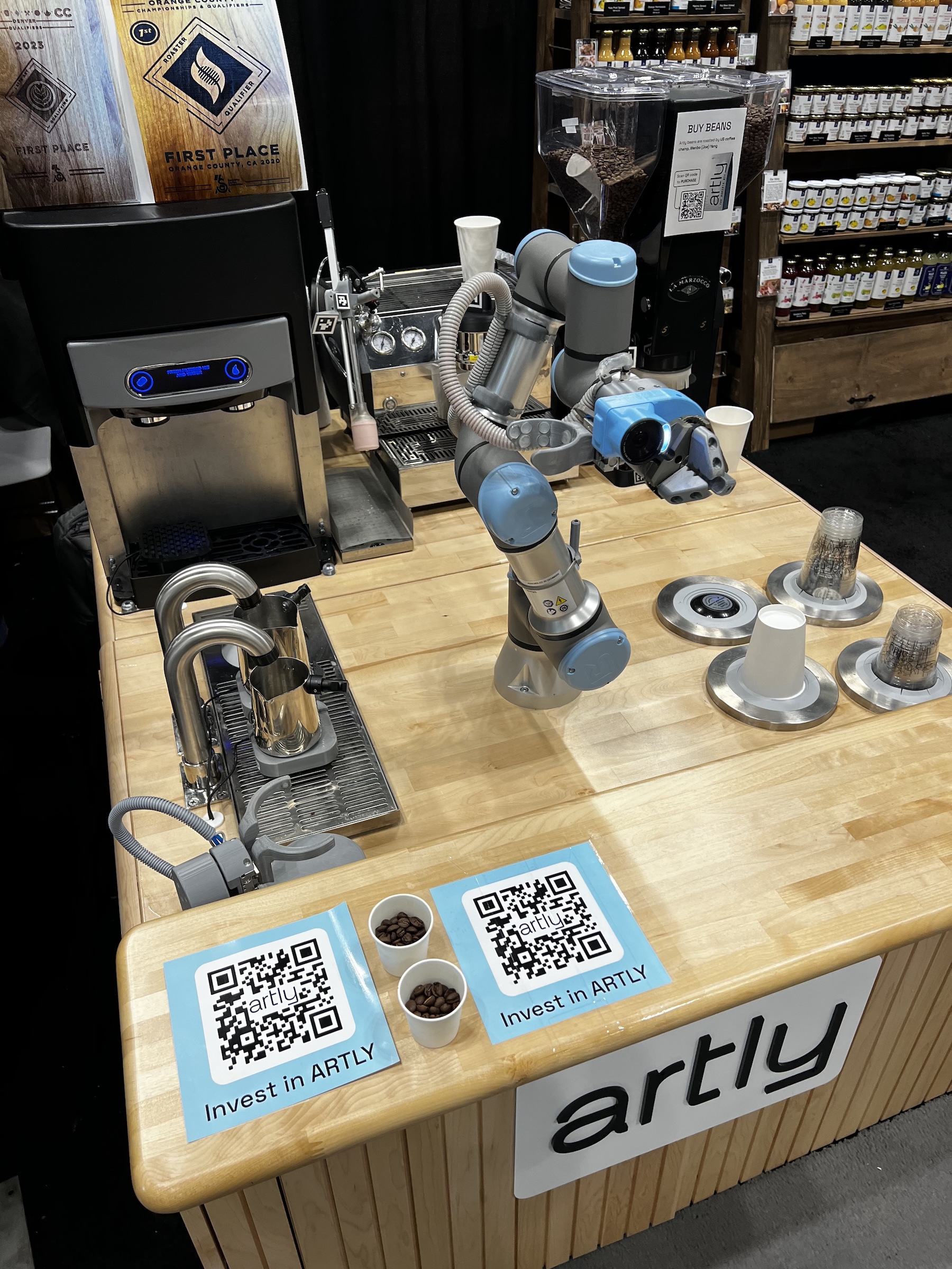 Artly's robotic barista